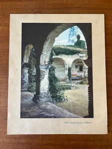 Missione San Juan Capistrano, California--Stampa artistica vintage--Olio standard - Foto 1 di 4