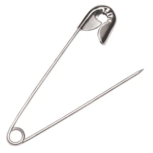 1008 Pack Safety Pins, Bulk Pins Closed, Silver Color, Nickel Plated 2" - Picture 1 of 1