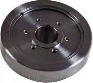 Romac Anodised Pro Series Harmonic Balancer : Steel/Alloy: Slant 6 w/bolt-on tab - Picture 1 of 1
