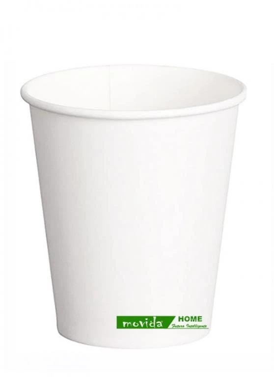 Set 50 Bicchieri Monouso in Carta Acqua Bianca 180 ml - Immagine 1 di 1