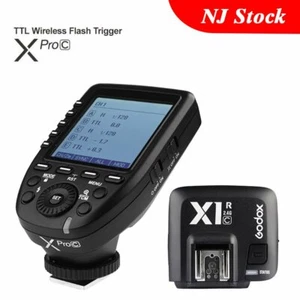 US Godox XPro-C Speedlite Trigger Transmitter X1R-C Receiver For Canon Camera - Picture 1 of 12