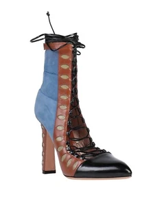 Brand New. PAULA CARDEMATORI artisan Ankle boots booties. 38. - Picture 1 of 5