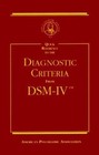 Quick Reference to the Diagnostic Criteri- paperback, Association, 9780890420638
