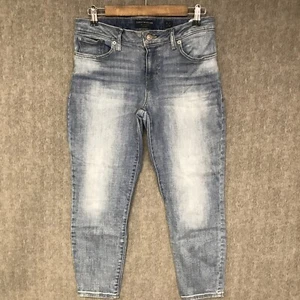 Lucky Jeans Womens 8 Blue Denim Capri Pockets Low Rise Lolita Crop Ladies - Picture 1 of 12