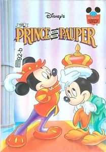 DISNEY'S PRINCE AND THE PAUPER 1993 Disney Hardback Book 92b - Imagen 1 de 6