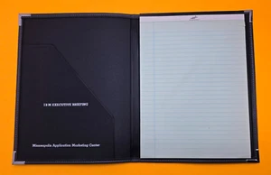 Organizador de portafolio planificador de vinilo vintage IBM - Imagen 1 de 5
