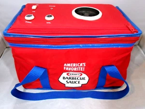 Kraft BBQ Sauce AM/FM Radio 7qt Soft Cooler Red White & Blue  America's Favorite - Picture 1 of 18