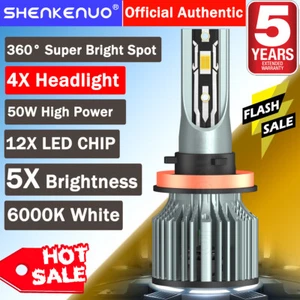 Combo de 6000 k bombilla de faros LED de haz alto bajo Q8 para Nissan Sentra 2013-2018 2019 - Imagen 1 de 13