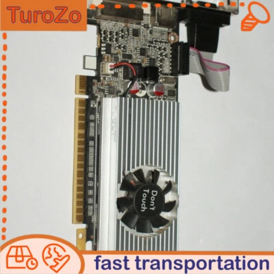 SAPPHIRE GeForce 1GB GT 705 DDR3 PCI-E LOW PROFILE GRAPHICS CARD DVI HDMI - Image 1 of 3