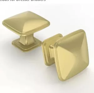 Asidrama 23 Pack Matte Champagne Gold Kitchen Cabinet Knobs - Picture 1 of 6