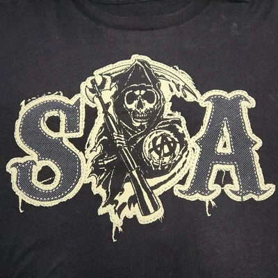 Sons of Anarchy SOA Reaper Crew T-Shirt Graphic Print Men's Size XL - Image 1 of 4