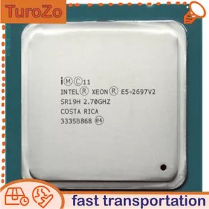 Intel Xeon E5-2697 V2 12 Core 2.7GHz 30M LGA2011 130W SR19H CPU Processor Tested - Picture 1 of 3