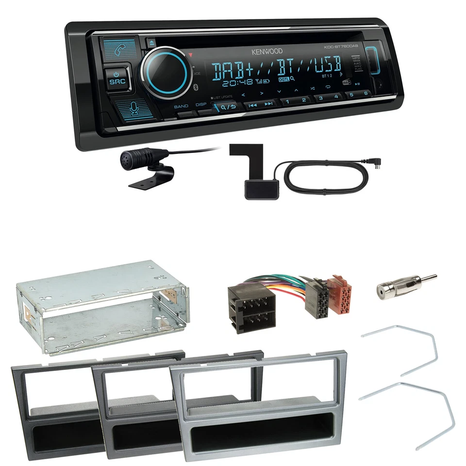 Kenwood KDC-BT760DAB Bluetooth Einbauset für Opel Omega B Meriva A Agila Vivaro - Bild 1 von 1