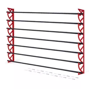 3/7 Rolls Wall Mounted Vinyl Rack with 180CM Pole Material Display Storage Tool - Picture 1 of 8