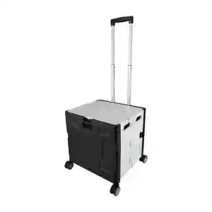 Carro de compras plegable Olympia Park-N-Roll - Capacidad 75 kg con bloqueo de neumáticos - Imagen 1 de 5