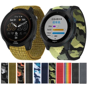 Nylon Hook Loop Watch Band Strap For Garmin Fenix 7 7X 7S 6 6X 6S 5 5X 965 955 - Picture 1 of 43