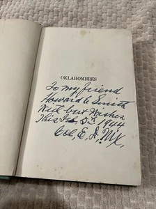 OKLAHOMBRES Signed! Colonel Marshall E.D. Evett Dumas Nix Hines Oklahoma History - Picture 1 of 24