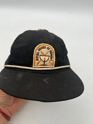 Vintage  Golf Hat Royal Order of the Rumpus Mens Club Rope 50s Cali Fame - Imagem 1 de 4