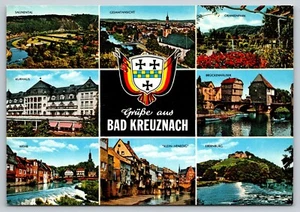 Postcard Germany Bad Kreuznach Multiview greetings 6M - Picture 1 of 2