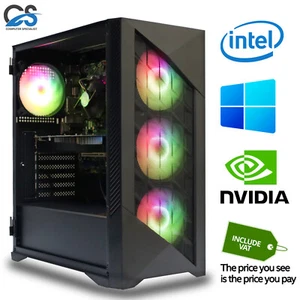 RTX Gaming PC Intel i7 14700F 32GB DDR4 NVIDIA RTX 4060 1TB + 1TB SSD Windows 11 - Picture 1 of 7