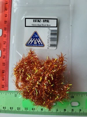 Chenilla ESTAZ 15mm "Cerveza de raíz de ópalo" da flash extra Foto 1 de 2