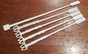 5 Vintage McDonalds Spoon Coffee Flat Paddle Stirrer Swizzle Sticks - Picture 1 of 5