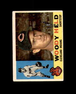 Woody Held Hand Signed 1960 Topps Cleveland Indians Autograph