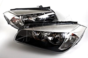 BMW X1 E84 Halogen Headlights Front Lamps LCI Facelift PAIR LH + RH 2012- - Picture 1 of 5