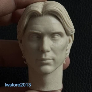 1:6 Cillian Murphy Scarecrow Head Sculpt Carved For 12" Male Action Figure Body - Picture 1 of 6