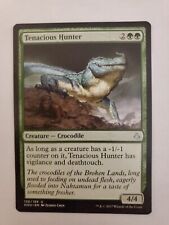 MTG Magic The Gathering Card Tenacious Hunter Creature Crocodile Green Hour Of D