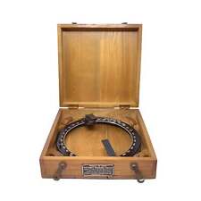 US Navy WWII Bearing Circle With Wooden Box