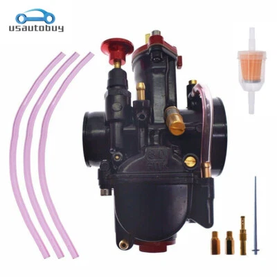 30mm PWK30 4T Motorcycle Carburetor Power Jet Racing Scooter Pit Bike ATV Carb - Image 1 of 4