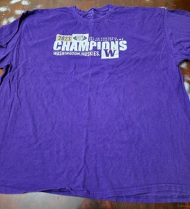 Camiseta Hombre 2023 Pac-12 Champions Washington Huskies - Talla XXXL - Púrpura - Imagen 1 de 4