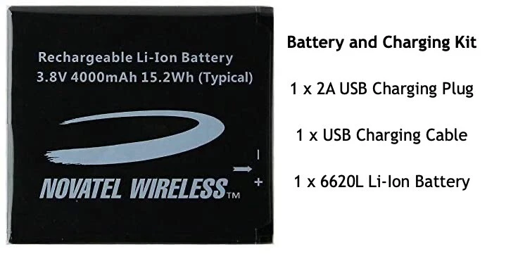Kit de batería y carga Verizon MiFi 6620L Jetpack Foto 1 de 1