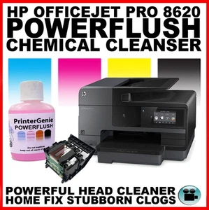 HP Officejet Pro 8600 8620 Printhead Cleaner - Flush - Printer Ink Unblock - Picture 1 of 5