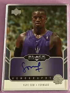 2004-05 Black Diamond GemoGRAPHy #PS Pape Sau - Bild 1 von 2