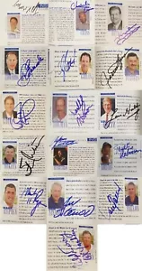 17 autógrafos incluyendo dedos Mike Ditka Stan Mikita y Rollie con PSA/DNA LOA - Imagen 1 de 3