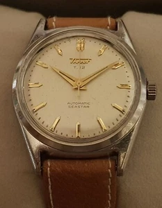 Orologio da polso vintage automatico Tissot T.12 Seastar in acciaio inox - Cal. 28.5R-21 - - Foto 1 di 11