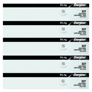 Energizer 337 SR416SW Silver Oxide Watch Battery (100 Pack) - Picture 1 of 7