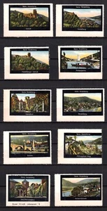 425152/ Lotto francobolli pubblicitari - ex. Serie: Heidelberg - Vedute del luogo - Foto 1 di 1