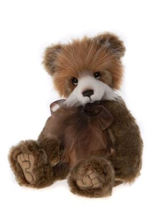 Charlie Bears Orologiaio | 2023 Peluche Orsacchiotto Completamente Snodato Fatto a Mano Da Collezione - Foto 1 di 5