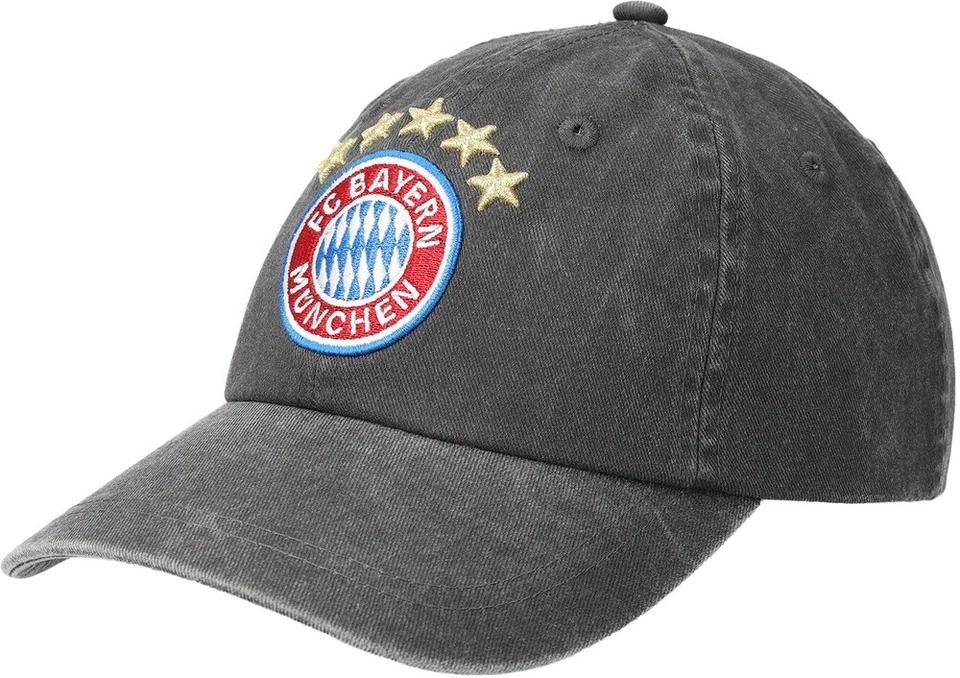 FC Bayern München Baseballcap Logo washed 35494 - Bild 1 von 1