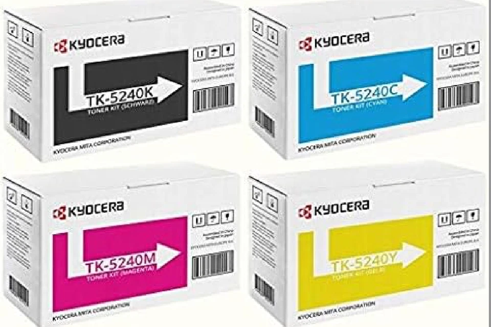 Original TK-5240 set für Kyocera ECOSYS M5526cdn M5526cdw P5026cdn P5026cdw - Bild 1 von 1