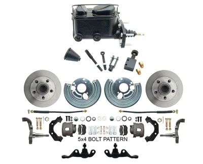 66-74 5x4 Lug A Cuerpo Kit de Freno de Disco Dardo Incluye Kit de Cilindro Maestro Foto 1 de 4