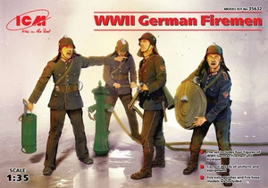 Bombero alemán ICM 1/35 35632 Segunda Guerra Mundial (4 figuras en caja) - Imagen 1 de 1