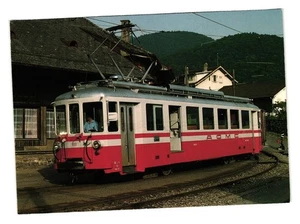 Electric Train BDe 4/4 111 Meter Gauge Postcard Minirex Luzern 1982 Switzerland - Picture 1 of 2