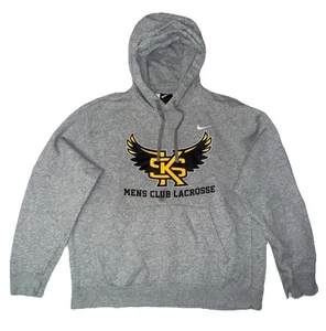 KSU Kennesaw State University Lacrosse 1/4 Zip Sweatshirt Grau Eulen Herren L Nike - Bild 1 von 5