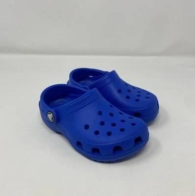 Zueco clásico Crocs para niños pequeños perno azul - talla C9 Foto 1 de 4