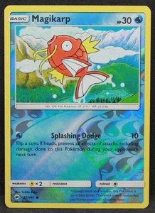 Magikarp 32/147 SM - Burning Shadows Holograma Inverso Pokémon Común - LP - Imagen 1 de 2