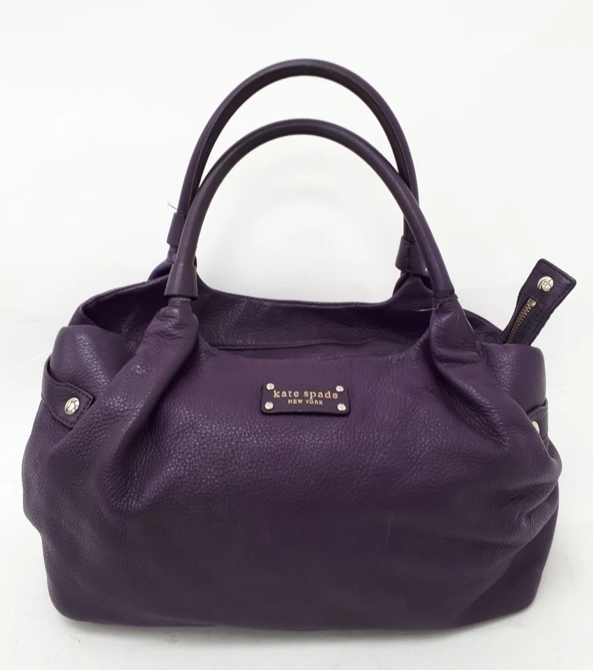 Kate Spade Ladies Purple Leather Handbag Shoulder Bag  - Image 1 of 4